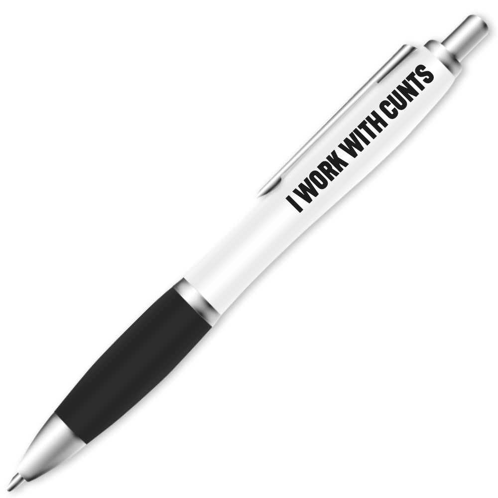 10 x I Work With Cunts Pen #1 image